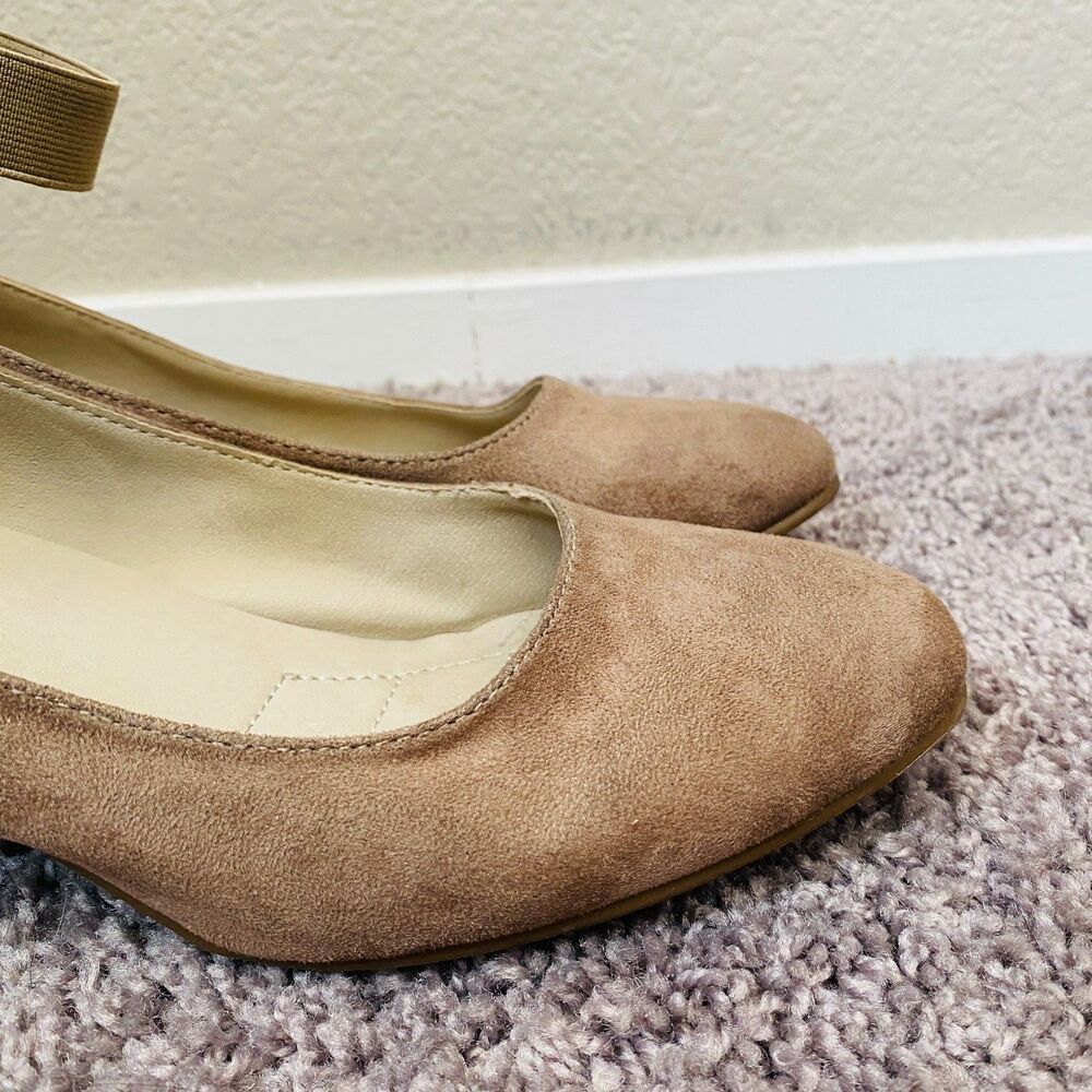 WHITE MOUNTAIN Makayla Tan Classic Ankle Strap Heel Size 8.5 - Picture 5 of 12